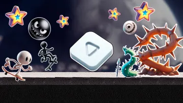 Black and White Stickman thumbnail