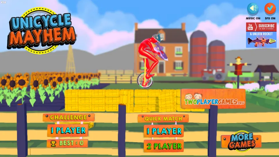Unicycle Mayhem screenshot 2