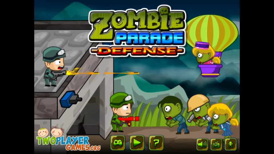 Zombie Parade Defense screenshot 2