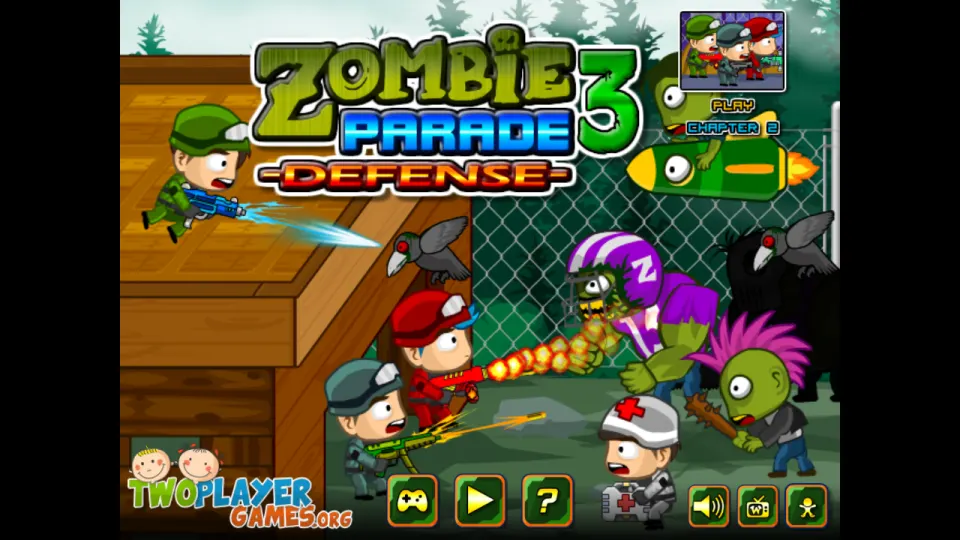 Zombie Parade Defense 3 screenshot 2